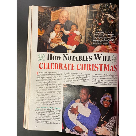 Ebony Magazine, December 1993, Michael Jordan Cover Feature Story - Picture 11 of 16